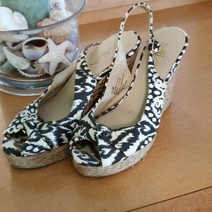 MIA cork wedge sandal size 6.5